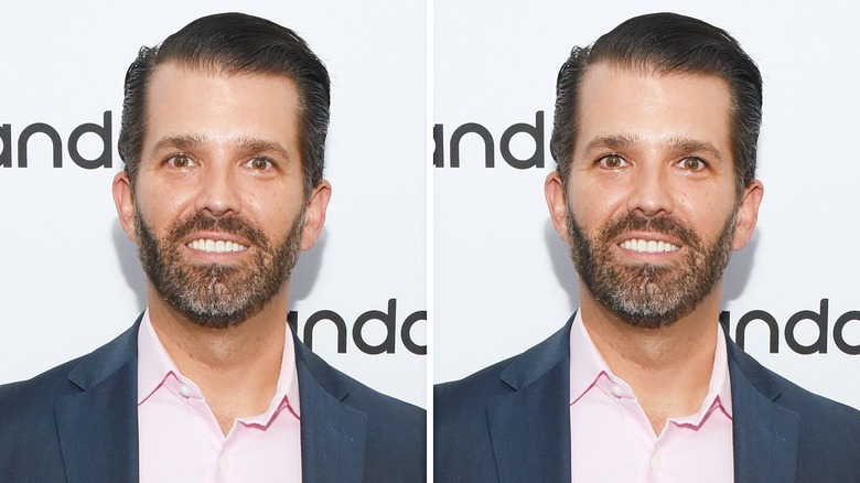 Donald Trump Jr. with eyeliner