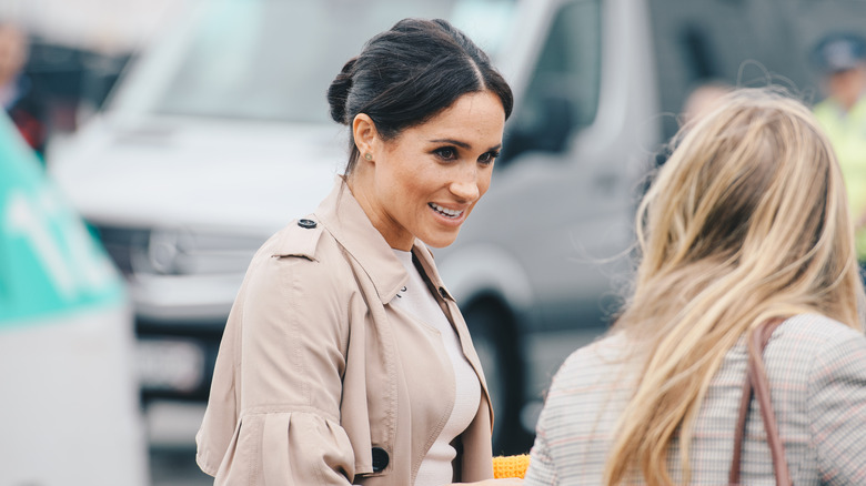 Meghan Markle smiling 