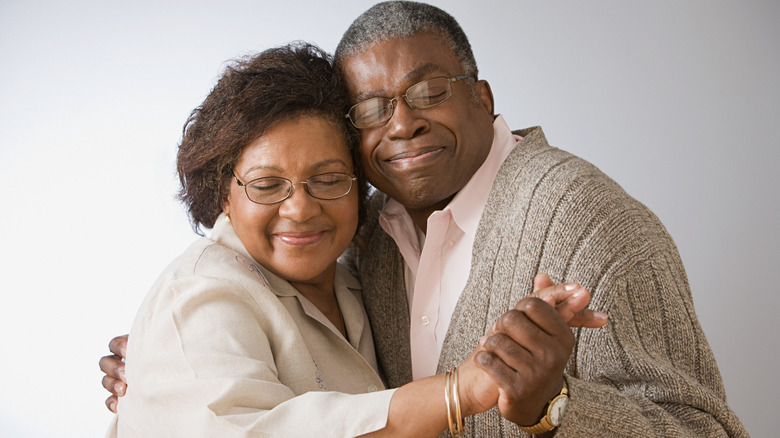 Mature couple dancing