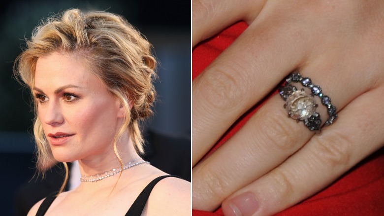 Anna Paquin and her engagement ring