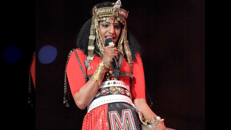 MIA performing at the Super Bowl