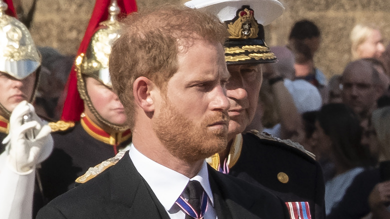 Prince Harry standing