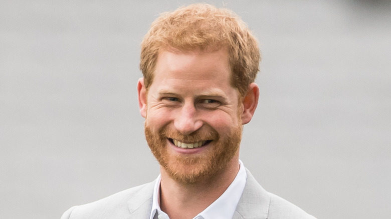 Prince Harry smiling