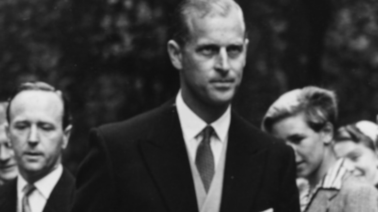 Prince Philip at wedding