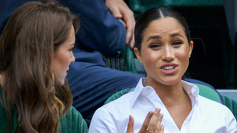 Kate Middleton with Meghan Markle