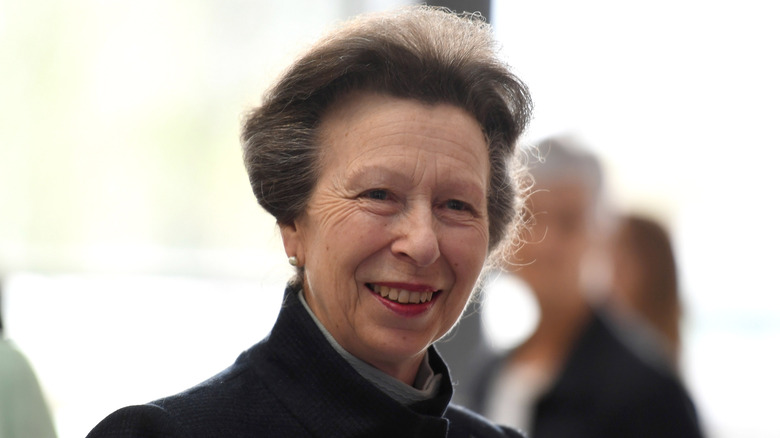 Princess Anne smiling 