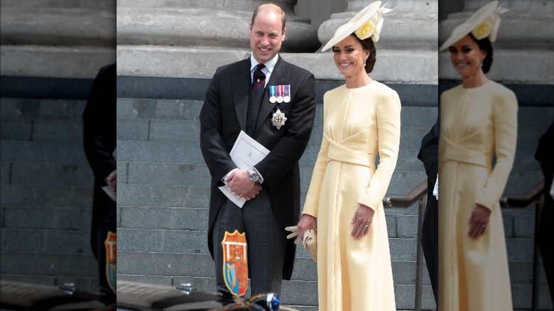 Prince William and Kate Middleton smiling