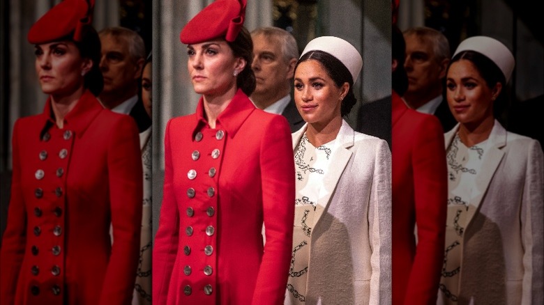 Kate Middleton and Meghan Markle, March 2019