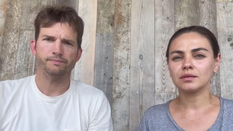 Ashton Kutcher and Mila Kunis apology video