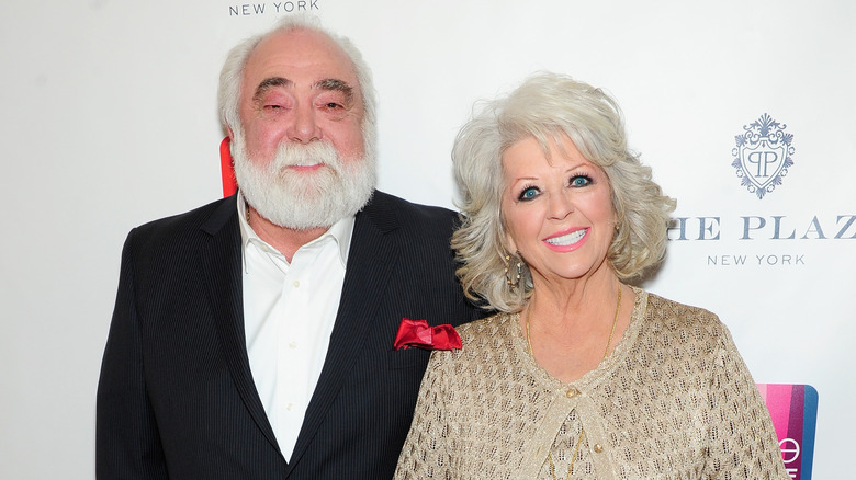 Michael Groover and Paula Deen posing