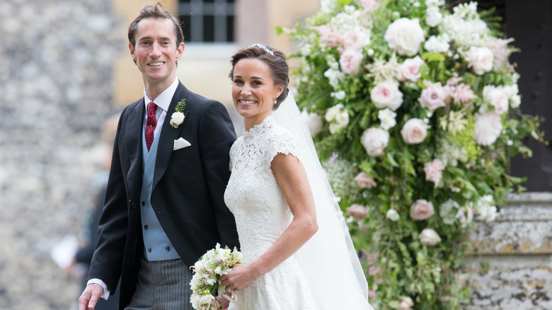 Pippa Middleton and James Matthews at wedding