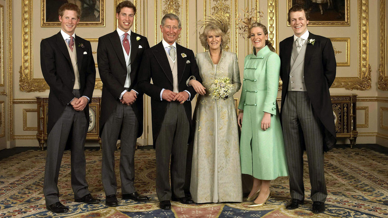 Prince Charles and Camilla Parker Bowles wedding portrait