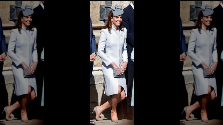 Kate Middleton curtsying