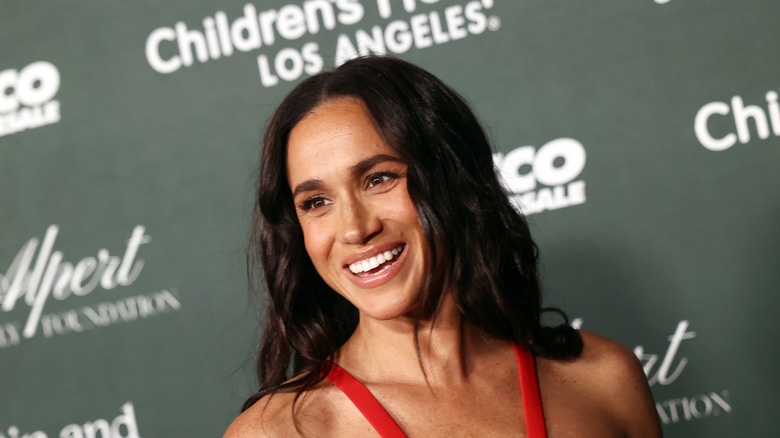 Meghan Markle smiling