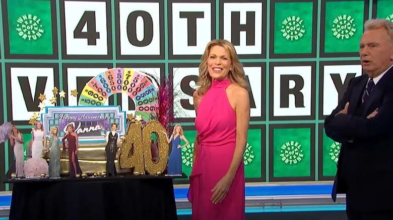 Vanna White Wheel of Fortune 40th anniversary