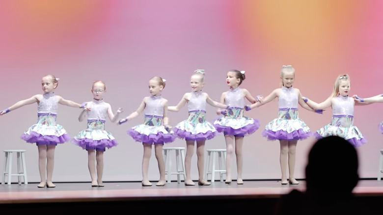 Busby sisters performing at dance recital