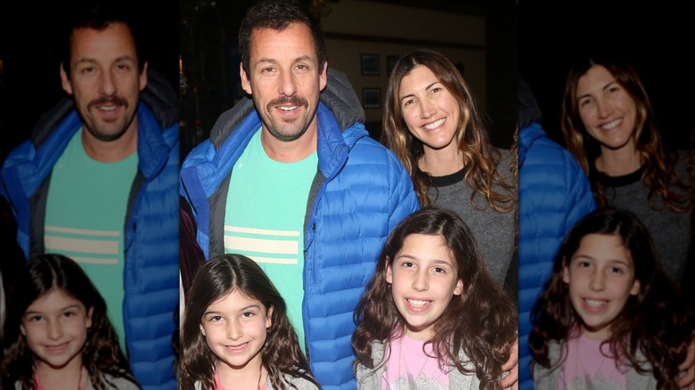 Adam, Jackie, Sadie, and Sunny Sandler smiling