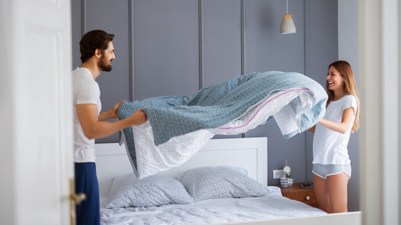 clean bedroom