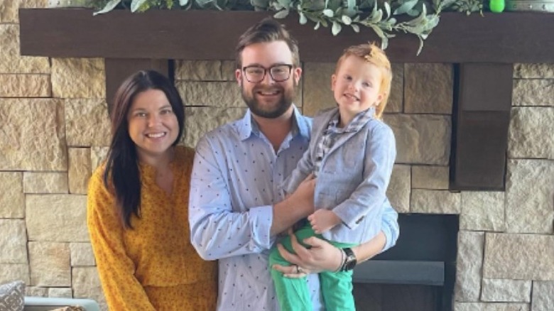 Amy Duggar with her family