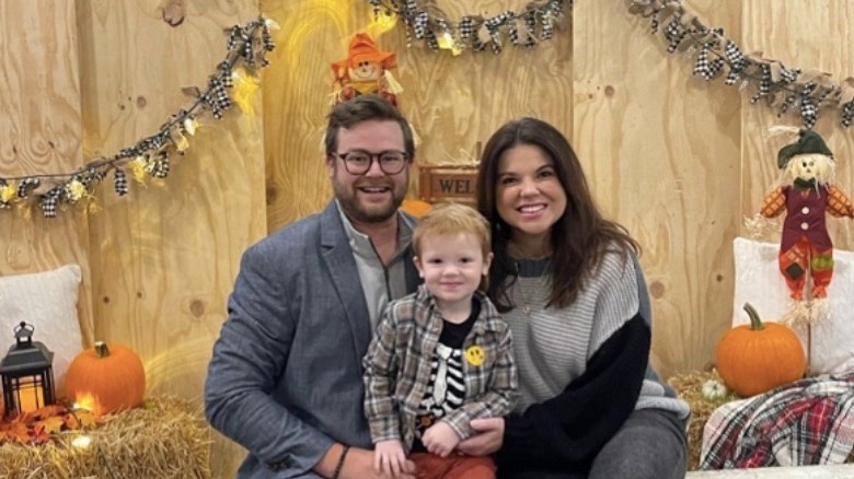 Amy Duggar with her family