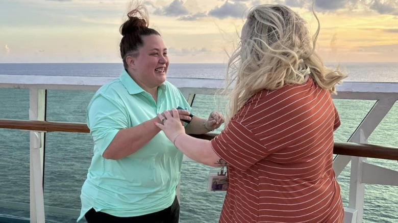 Jessica "Chubbs" Shannon proposing to her fiancée Shyann Mccant