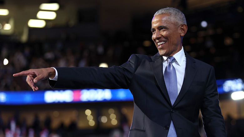 Barack Obama at the 2024 Democratic National Convention