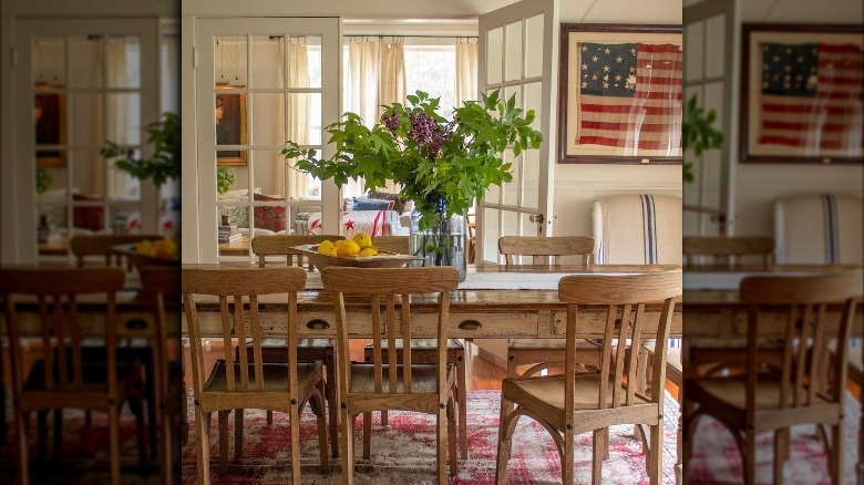 Erin and Ben Napier's dining room