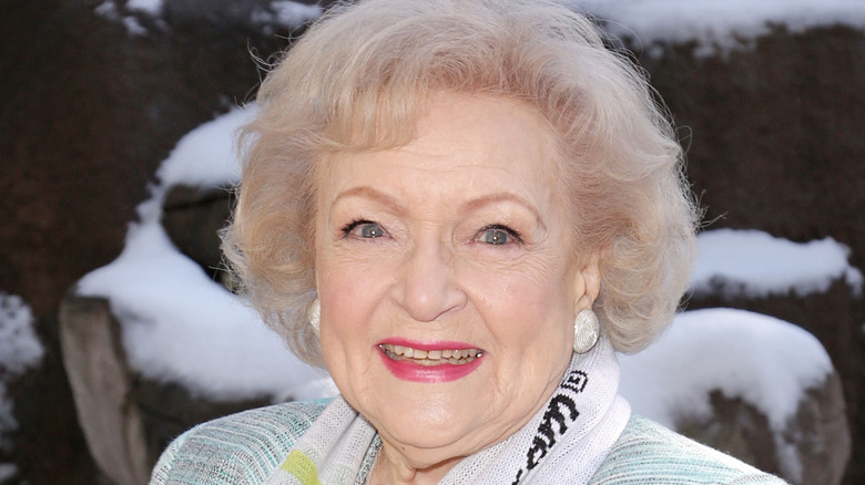 Betty White smiling at an event