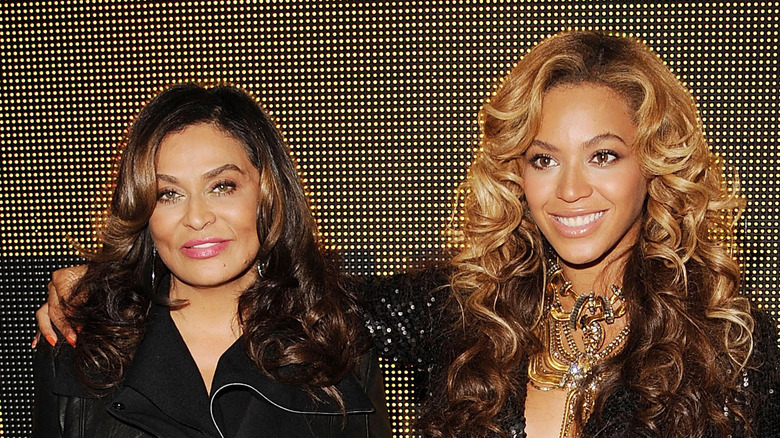 Tina Knowles-Lawson and Beyonce