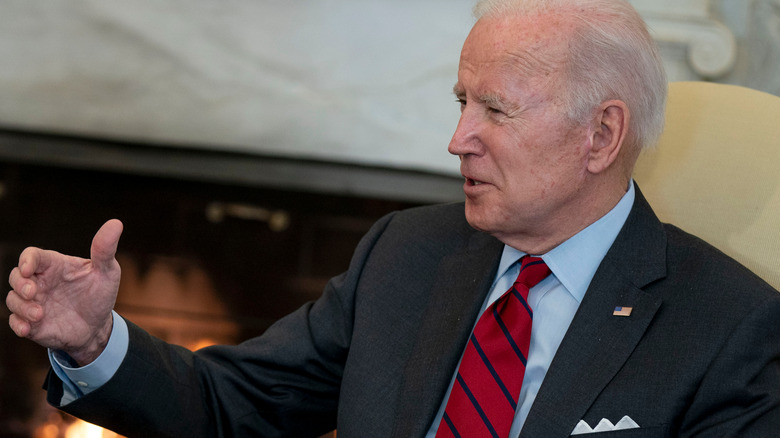 President Joe Biden speaking