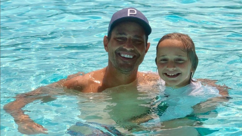 Bill Rancic and his son