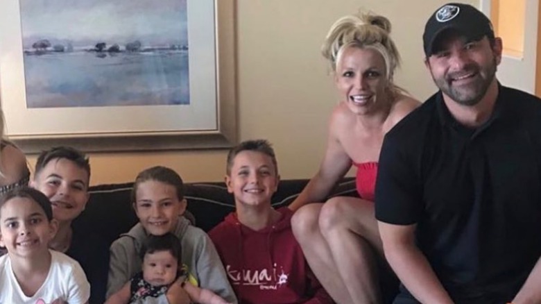 The Spears siblings and kids