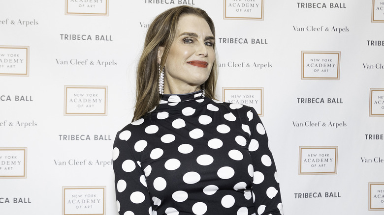 Brooke Shields smiling at the 2023 Tribeca Ball