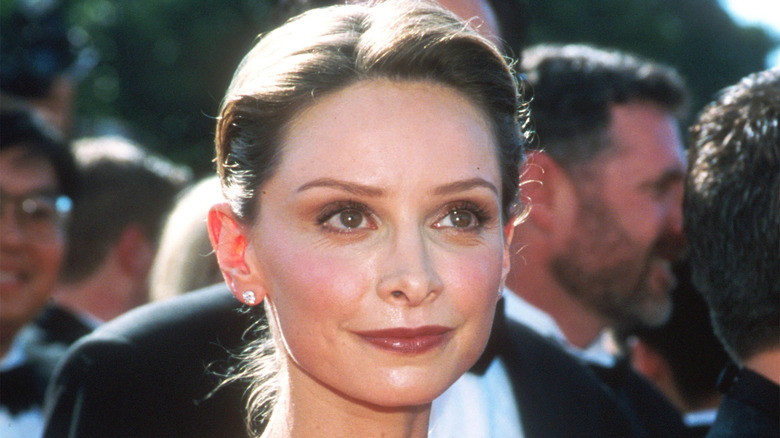 Calista Flockhart in white