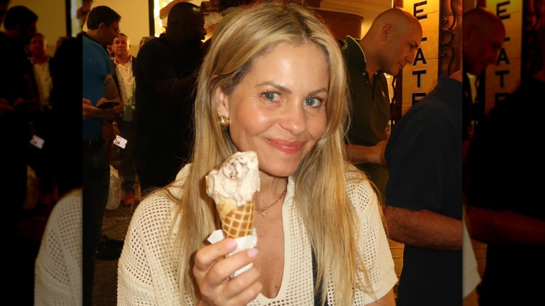 Candace Cameron Bure and gelato