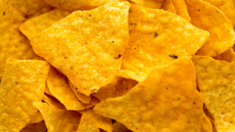 Corn chips up close, something Cardi B would eat