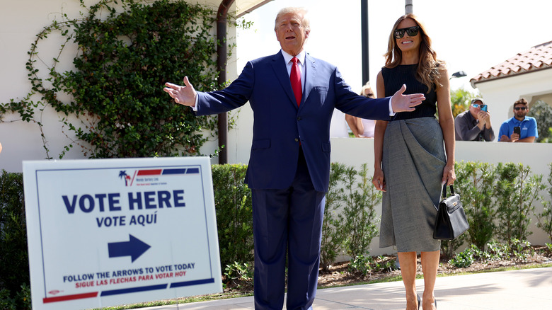 Donald Trump and Melania Trump