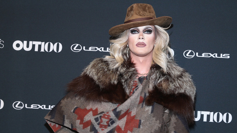 pearl from rupaul in western inspired look