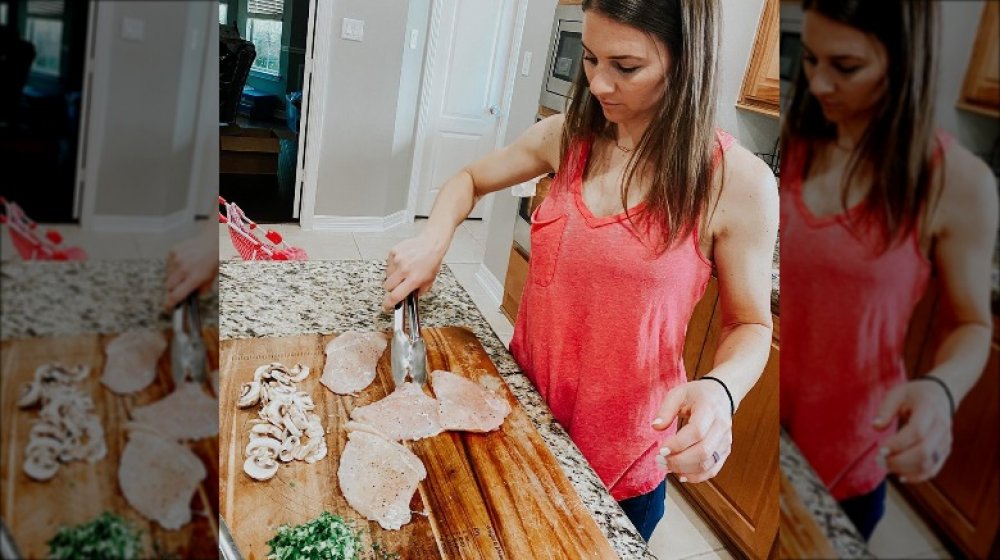 Danielle Busby cooking