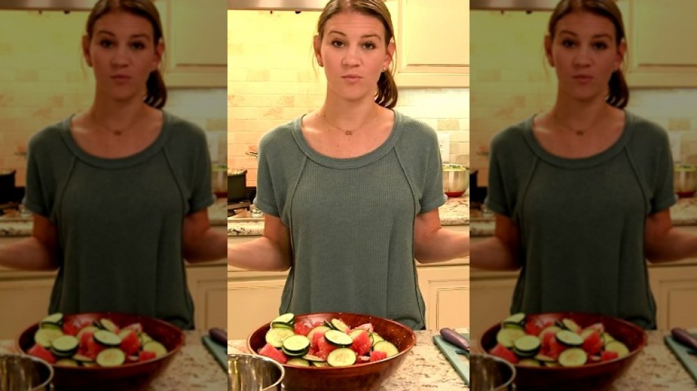 Danielle Busby's cucumber watermelon salad