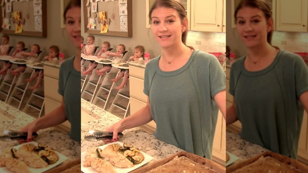 Danielle Busby in her kitchen