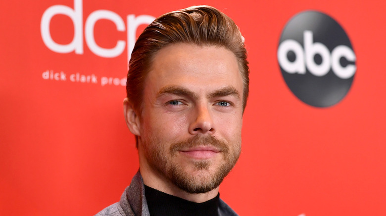 Derek Hough on the red carpet