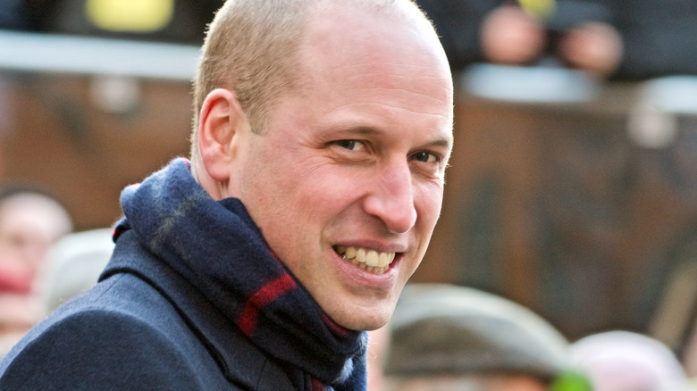 Prince William smiling