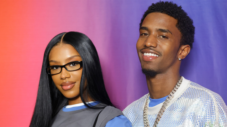 Christian Combs and Raven Tracy at the 2024 Essence Girls United Disruptor Summit