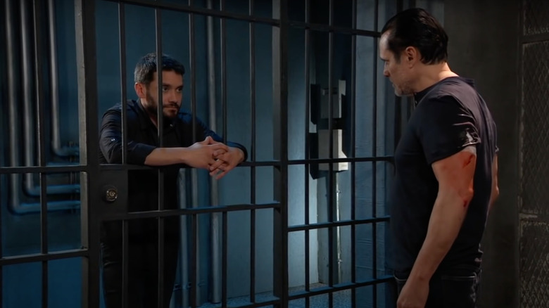 Dante visiting Sonny in jail