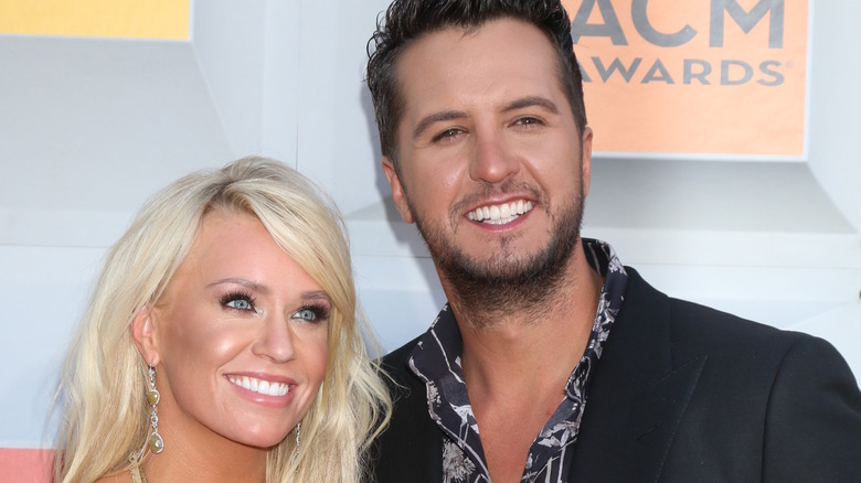 Luke Bryan and his wife, Caroline