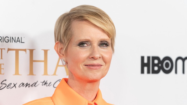 Cynthia Nixon posing