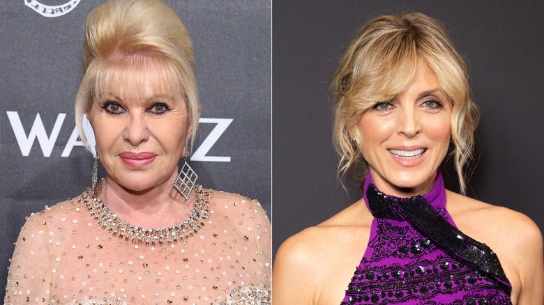 Ivana Trump and Marla Maples side by side