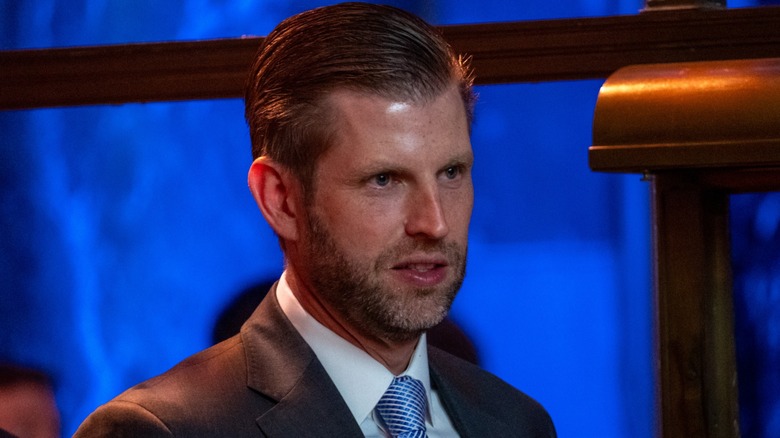 Eric Trump frowning