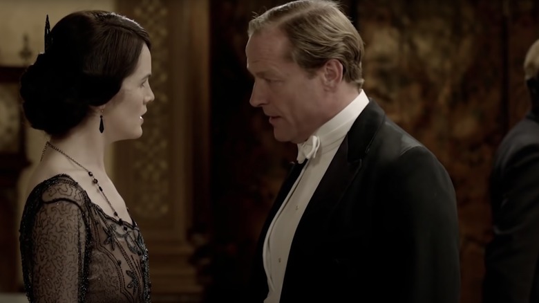 Mary and Carlisle in "Downton Abbey"